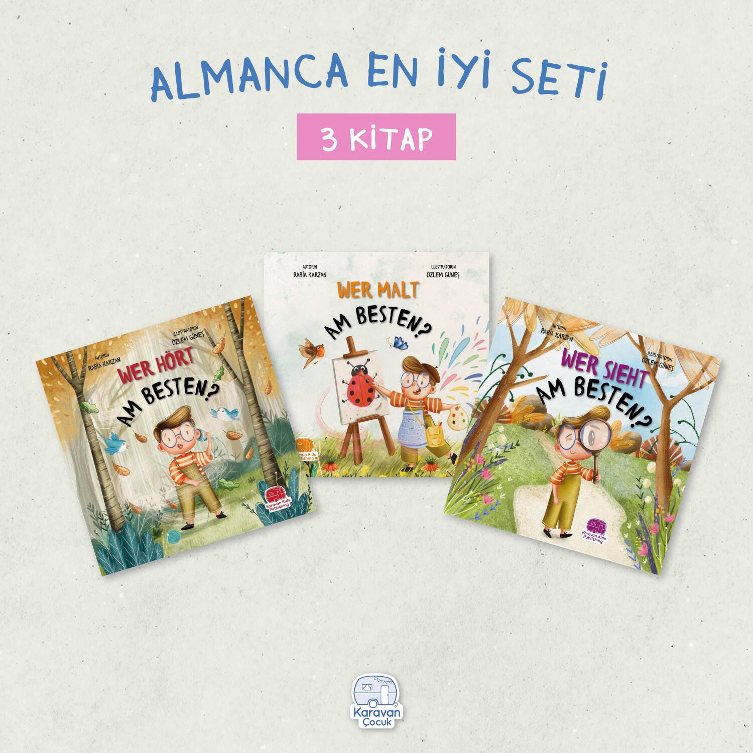 Almanca En iyi Seti (3 Kitap) Rabia Karzan - 1