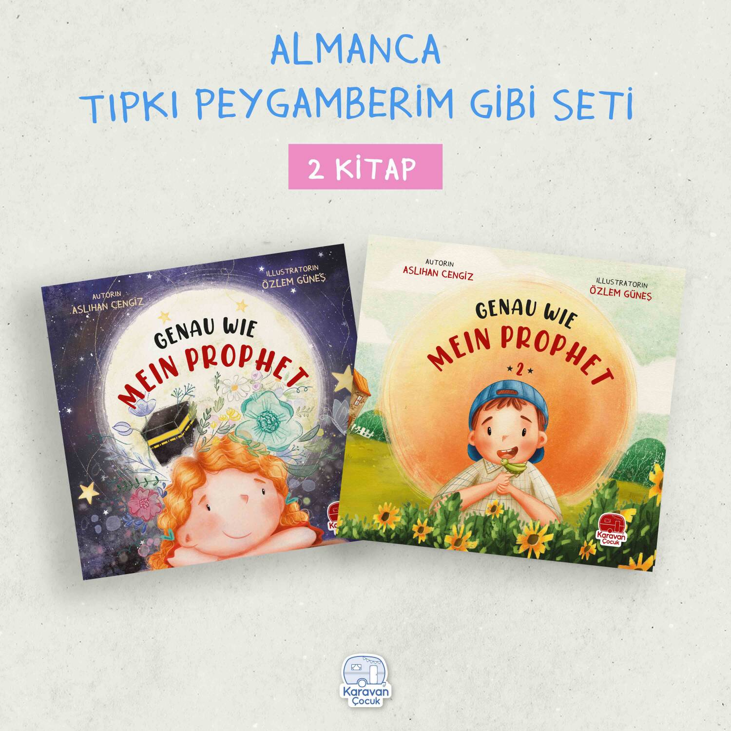 Almanca Tıpkı Peygamberim Gibi Seti (2 Kitap), Aslıhan Cengiz - 1