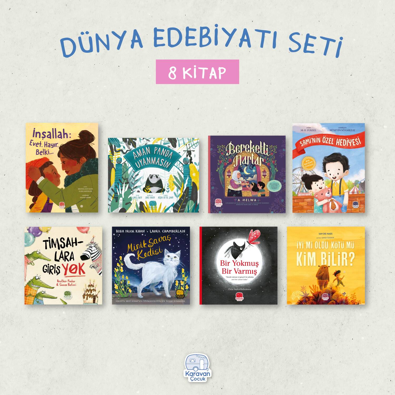 Dünya Çocuk Edebiyatı Seti (8 Kitap) - 1