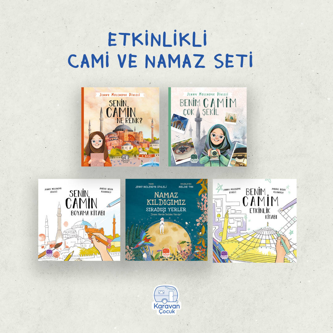 Etkinlikli Cami ve Namaz Seti (5 Kitap) - 1