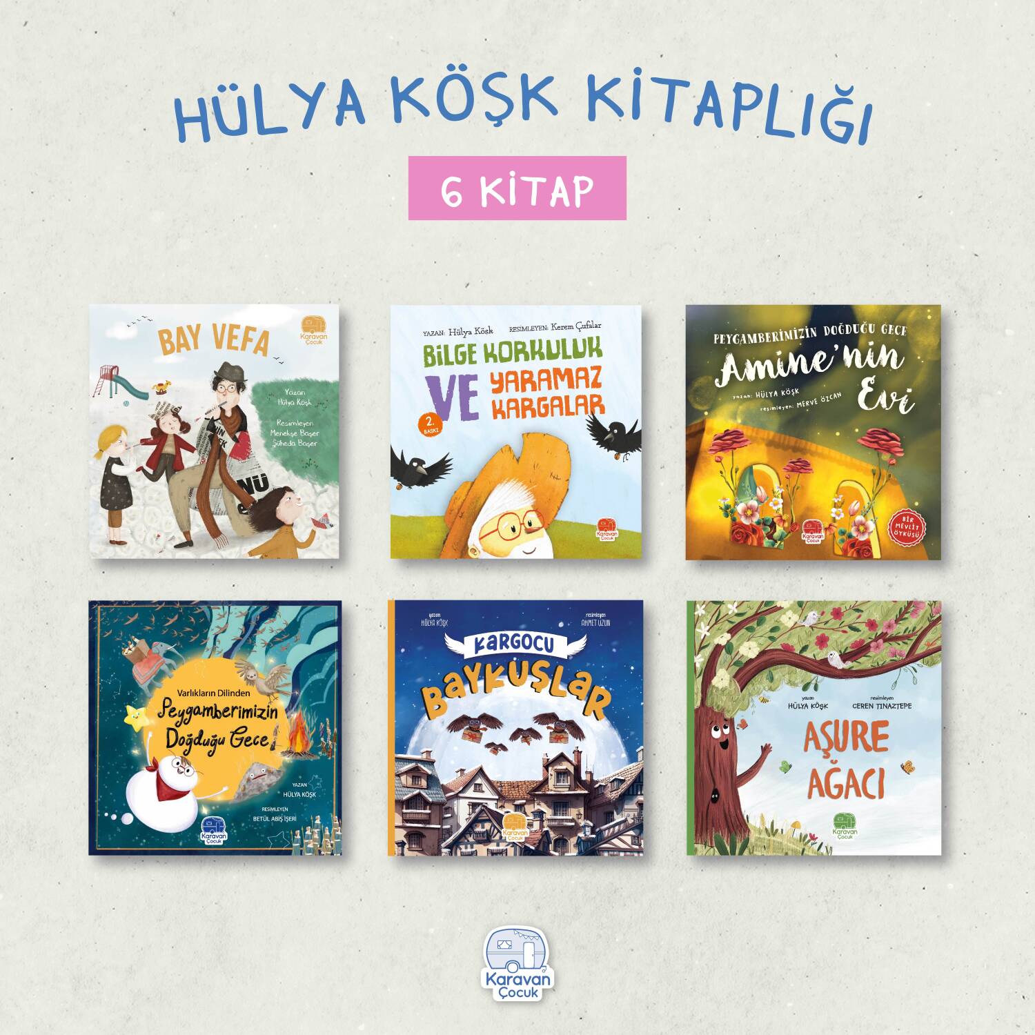 Hülya Köşk Kitaplığı, (6 Kitap) - 1