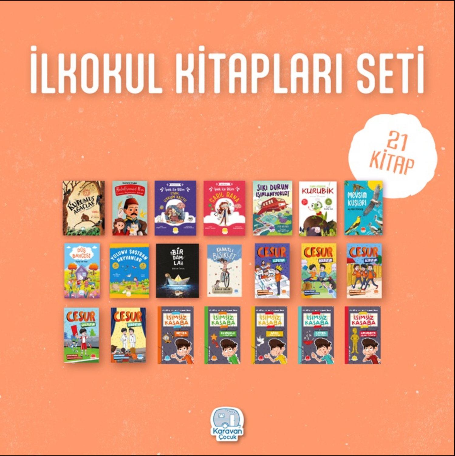 İlkokul Kitapları Seti (21 Kitap) - 1