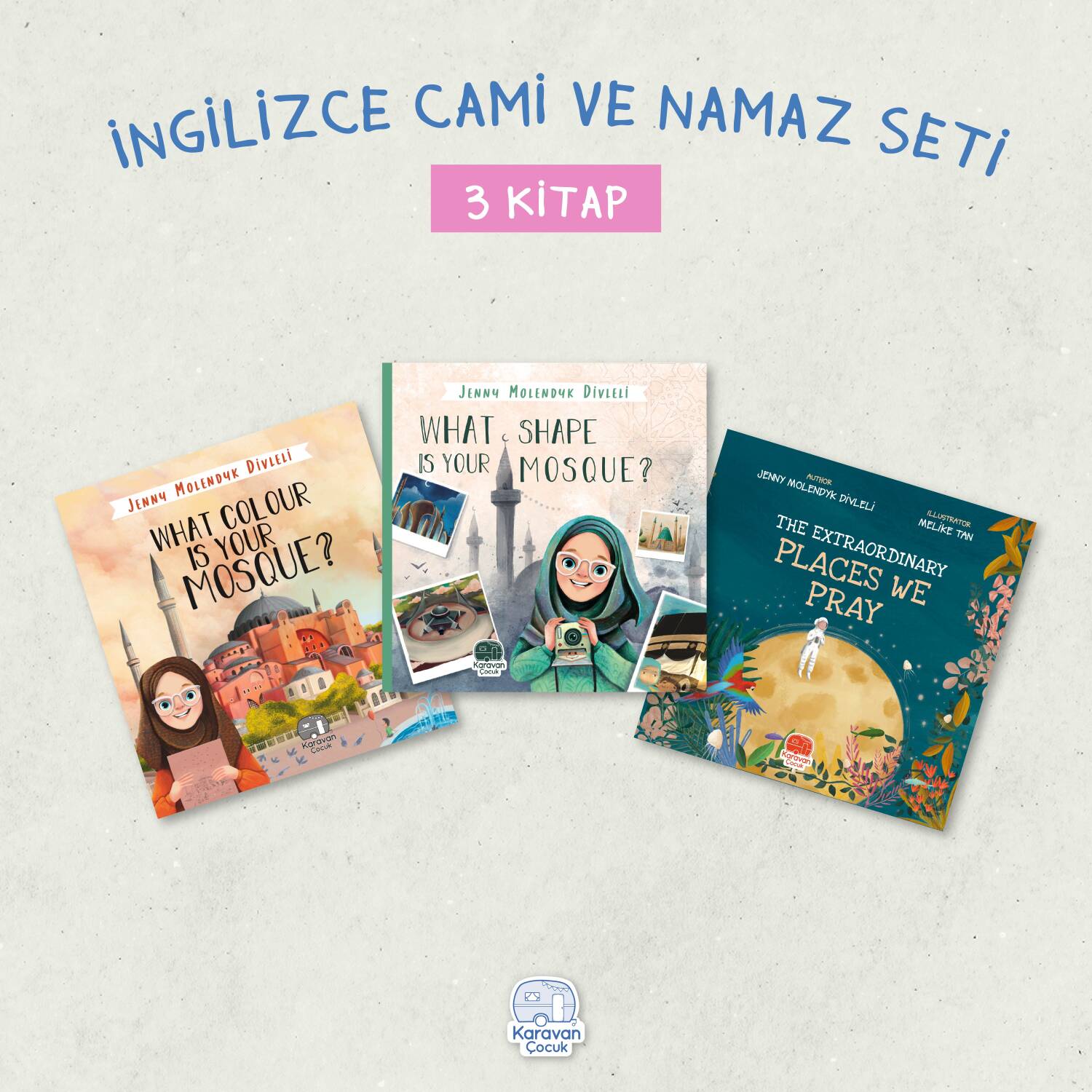 İngilizce Cami ve Namaz Seti (3 Kitap), Jenny Molendyk Divleli - 1