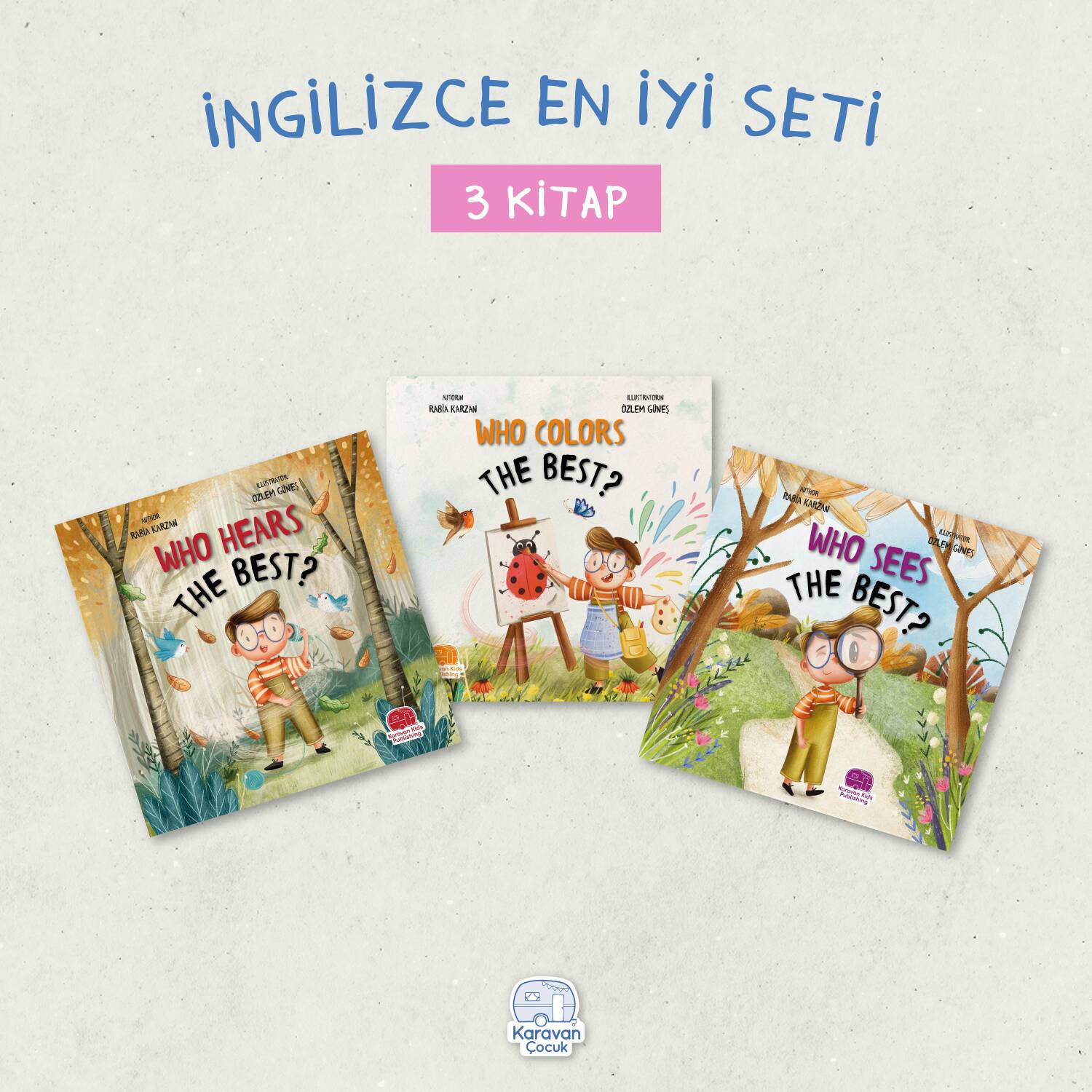 İngilizce En İyi Seti (3 Kitap) Rabia Karzan - 1