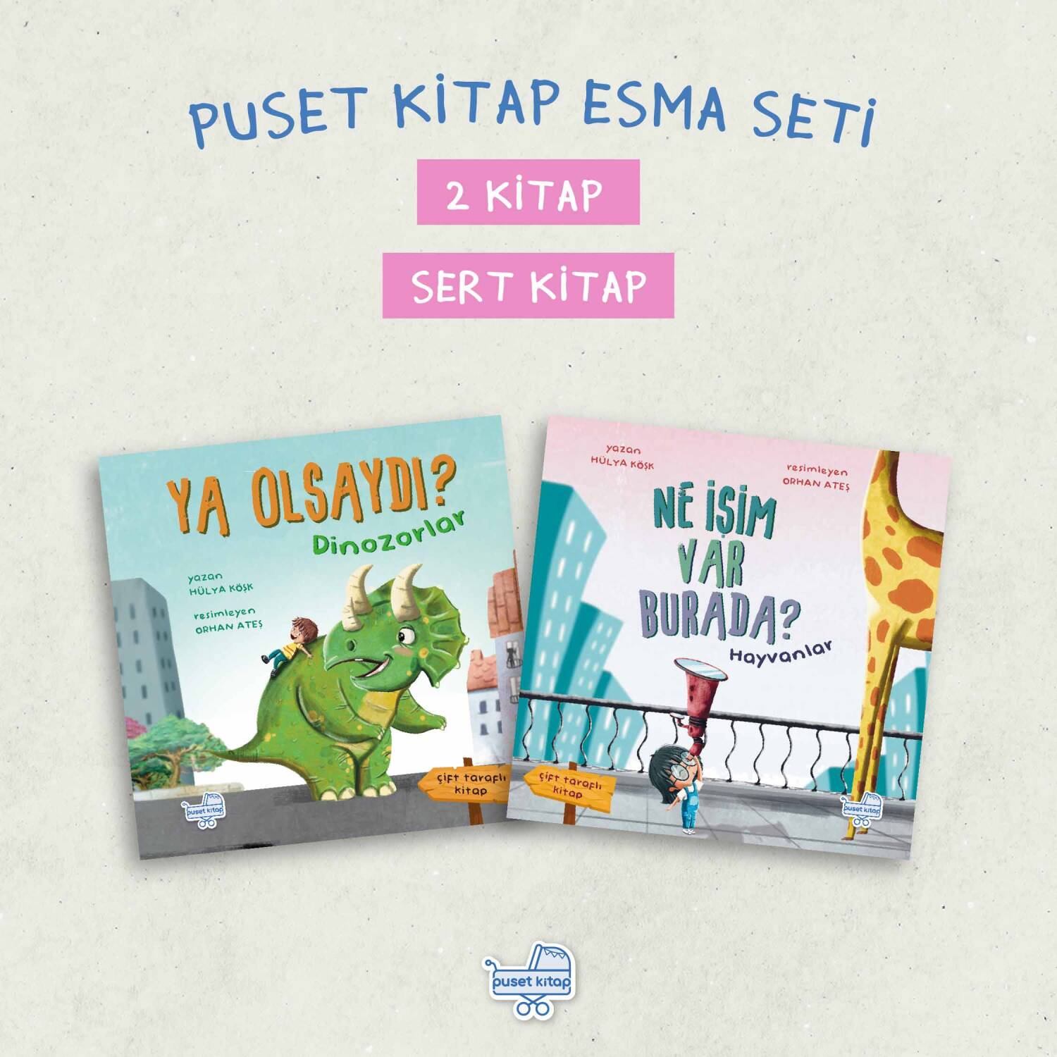 Puset Kitap Esma Seti (Çift taraflı 2 Kitap) Hülya Köşk - 1